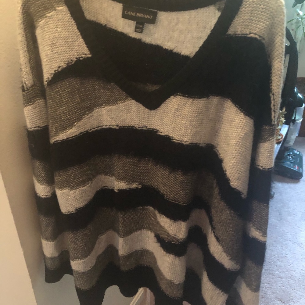 Black, Grey & Taupe with a bit of Glitter Sweater